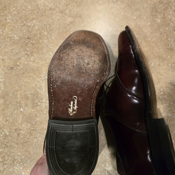 Florsheim Imperial Men\'s Size 8.5 Sadle Burgundy Leather Oxford Dress Shoes main image 6